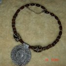 Tibet national beads carved circular fashion personality elements Necklace C-011 N076