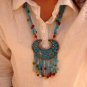 Tibet Ethnic Necklace horn bead curtain fashion personality elements Necklace F-204 N082