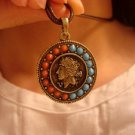 Tibet national fashion personality elements retro cortical Necklace portrait  G-054 N085