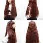 Free Shipping high quality Guarantee100% Hot-sales brand new wig W014 Qi bangs long hair