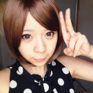 Free Shipping high quality Guarantee100% Hot-sales brand new  wig W024 BOBO oblique bangs