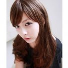 Free Shipping high quality Guarantee100% Hot-sales brand new  wig W027 Oblique bangs long hair