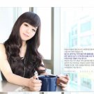 Free Shipping high quality Guarantee100% Hot-sales brand new  wig W041 Oblique bangs long hair