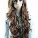 Free Shipping high quality Guarantee100% Hot-sales brand new  wig W043 Oblique bangs long hair