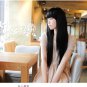 Free Shipping high quality Guarantee100% Hot-sales brand new  wig W044 Qi bangs long straight hair