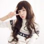 Free Shipping high quality Guarantee100% Hot-sales brand new wig W055 Oblique bangs long hair