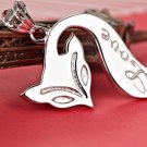 Free Shipping high quality 925Sterling Silver Guarantee100% Fashion Fox Pendant NecklaceN007