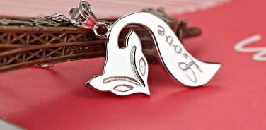 Free Shipping high quality 925Sterling Silver Guarantee100% Fashion Fox Pendant NecklaceN007