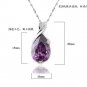 Free Shipping high quality 925Sterling Silver Guarantee100% Angel Tears NecklaceN009