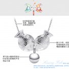 Free Shipping high quality 925Sterling Silver Guarantee100% Kissing Fish NecklaceN013
