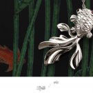 Free Shipping high quality 925Sterling Silver Guarantee100% Fashion Fish Necklace N014