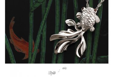 Free Shipping high quality 925Sterling Silver Guarantee100% Fashion Fish Necklace N014