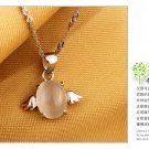 Free Shipping high quality 925Sterling Silver Guarantee100% Angel Necklace  N021