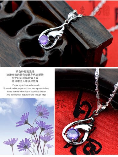 Free Shipping high quality 925Sterling Silver Guarantee100% Invisible Wings Pendant Necklace  N025