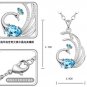 Free Shipping high quality 925Sterling Silver Guarantee100% Phoenix Necklace N062