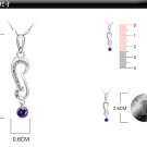 Free Shipping high quality 925Sterling Silver Guarantee100% Cat necklace N063