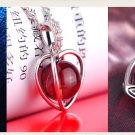 Free Shipping high quality 925Sterling Silver Guarantee100% Rotate Love Necklace N070