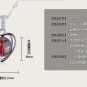 Free Shipping high quality 925Sterling Silver Guarantee100% Rotate Love Necklace N070