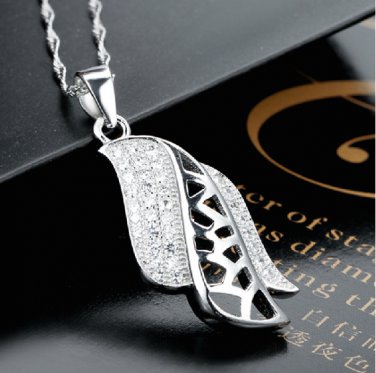 Free Shipping high quality 925Sterling Silver Guarantee100%  Elegant hollow out necklace N071