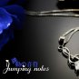Free Shipping high quality 925Sterling Silver Guarantee100%  Fashion necklace notes N073