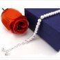 Free Shipping high quality 925Sterling Silver Guarantee100% Lucky Pearl Bracelet B012