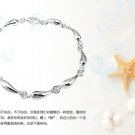 Free Shipping high quality 925Sterling Silver Guarantee100% Angels drop Bracelet B018