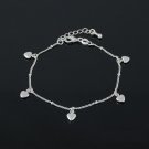 Free Shipping high quality 925Sterling Silver Guarantee100% Cute love Bracelet B019