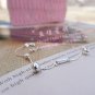 Free Shipping high quality 925Sterling Silver Guarantee100% Fashion double bell Bracelet B029