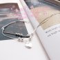 Free Shipping high quality 925Sterling Silver Guarantee100% Lane Peach Heart Bracelet  B032