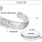 Free Shipping high quality 925Sterling Silver Guarantee100% Retro court hollow Bracelet  B035