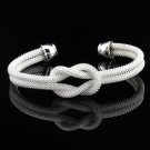Free Shipping high quality 925Sterling Silver Guarantee100% Lovely Complex Bracelet B055