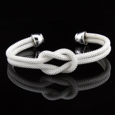 Free Shipping high quality 925Sterling Silver Guarantee100% Lovely Complex Bracelet B055