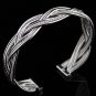Free Shipping high quality 925Sterling Silver Guarantee100% Fashion - opening new Bracelet B058