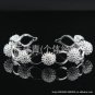 Free Shipping high quality 925Sterling Silver Guarantee100% Opening dandelion bracelets B061