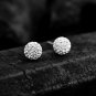 Free Shipping high quality 925Sterling Silver Guarantee100% Angel Tears ball Earrings E001