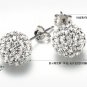 Free Shipping high quality 925Sterling Silver Guarantee100% Angel Tears ball Earrings E001