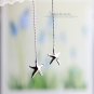Free Shipping high quality 925Sterling Silver Guarantee100% The new starfish ear wire Earrings E015