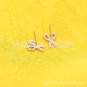 Free Shipping high quality 925Sterling Silver Guarantee100% Scissors earrings cute girls E016