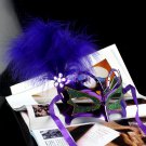 Free Shipping High Quality Guarantee100% A+++PartyFestivalStageButterflyGold Bus MaskFeatherFluff013