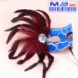 Free Shipping High Quality Guarantee100% A++++++New Prom Hair Mask Feather Flat Cephalic041