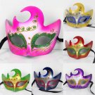 Free Shipping High Quality Guarantee100% A++++++Flames Painted Mask Dance Party Supplies050