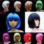 Free Shipping high quality Guarantee100% Dance performances BOB short hair wig063