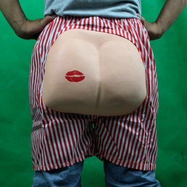 Free Shipping High Quality Guarantee100% A++++++Funny Halloween props hickey exposed ass shorts072