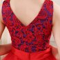 Red Lace Mini Sexy Party Dresses Women Brand Bridesmaids Clothing Special Occasion
