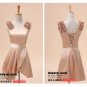 Ruffle Champagne Party Dresses Women Brand Bridesmaids Clothing