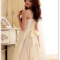 Sexy Lantern Hem Party Dresses Spaghetti Elastic Bow New Fashion Women Bridesmaids Clothing Slim