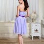 Ruffle Sash Strapless Party Dress Hot&Sexy Evening Dresses Fashion A-Line