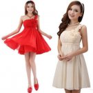 Classic One-Shoulder Flowers Party Dress A-Line   Women Clothes Prom Best Selling