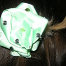 The Green Rose Hair clip