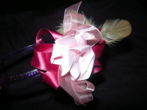 Feather Shabby headband